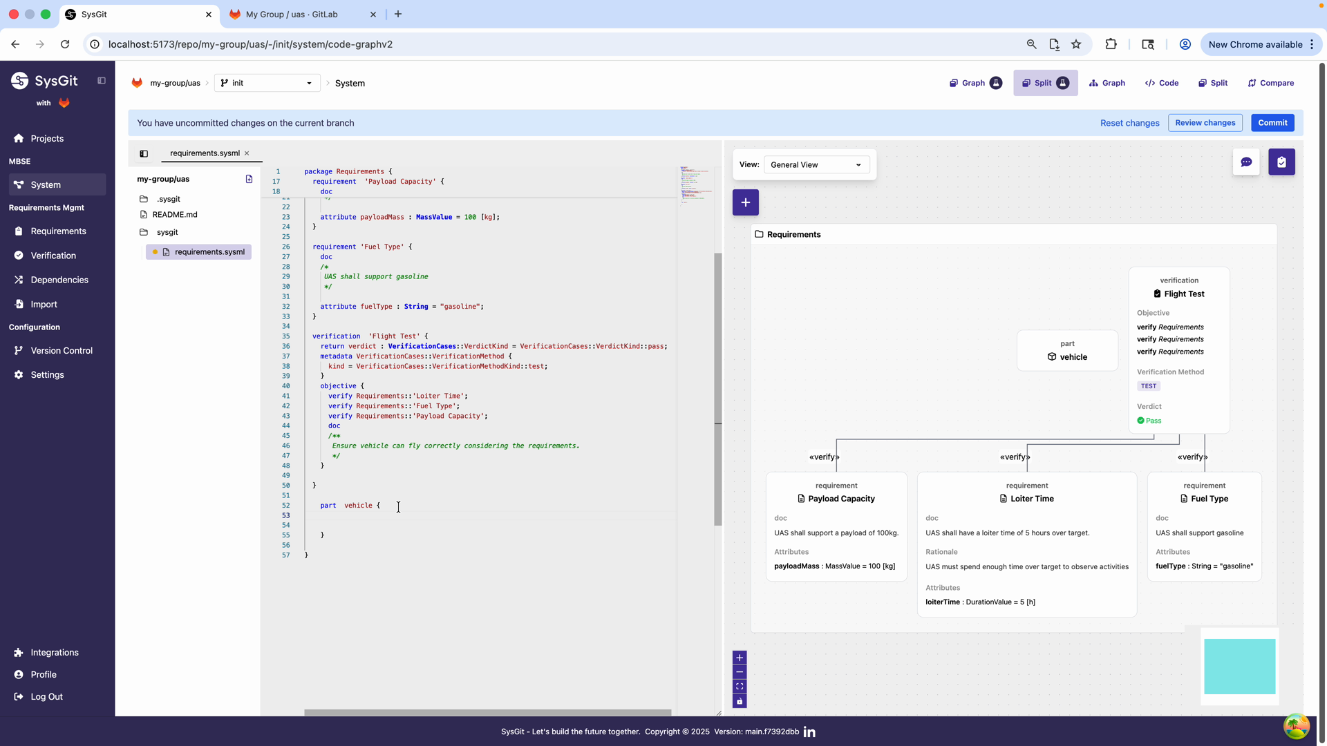 Adding nested parts through code editing